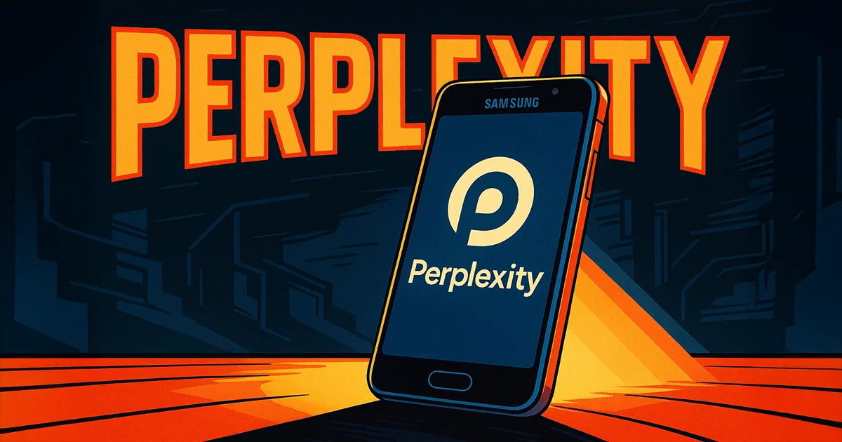 Samsung Smartphone mit Perplexity